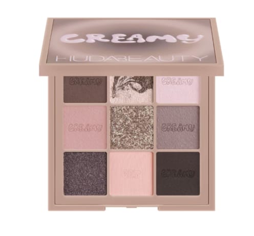 Huda Beauty Greige Creamy Obsessions Eyeshadow Palette لوحة ظلال العيون هدى بيوتي جريج كريمي أوبسيشنز