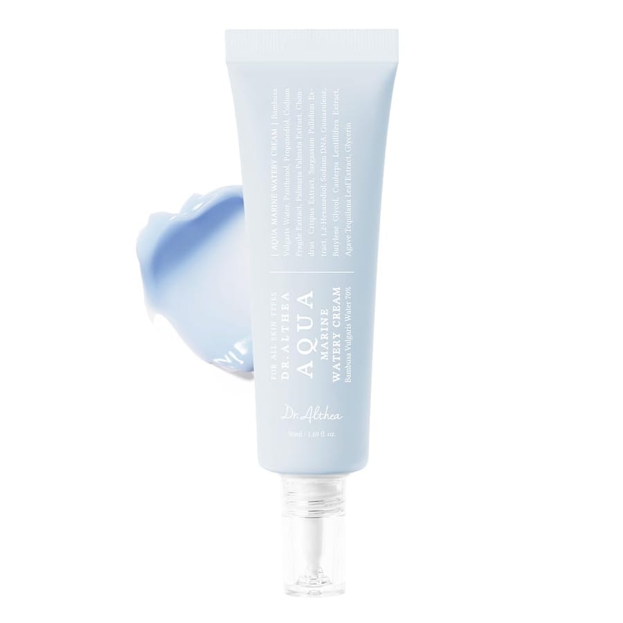 Dr.Althea Aqua Marine Watery Cream | Daily Face Moisturizer for All Skin Types كريم دكتور ألثيا أكوا مارين المائي | مرطب يومي للوجه لجميع أنواع البشرة