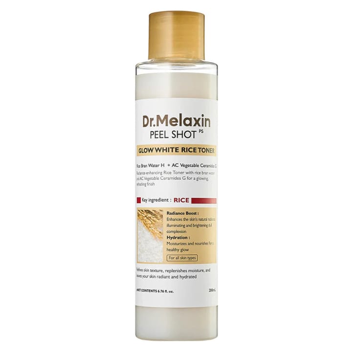 تونر الأرز الأبيض للتوهج والنقاء Dr.Melaxin Peel Shot Glow White Rice Toner