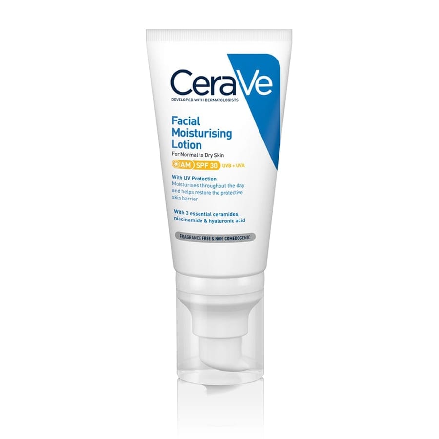 CeraVe Facial Moisturising Lotion AM SPF 30, 52ml سيرافي لوشن نهاري مرطب و واقي الاصدار الفرنسي