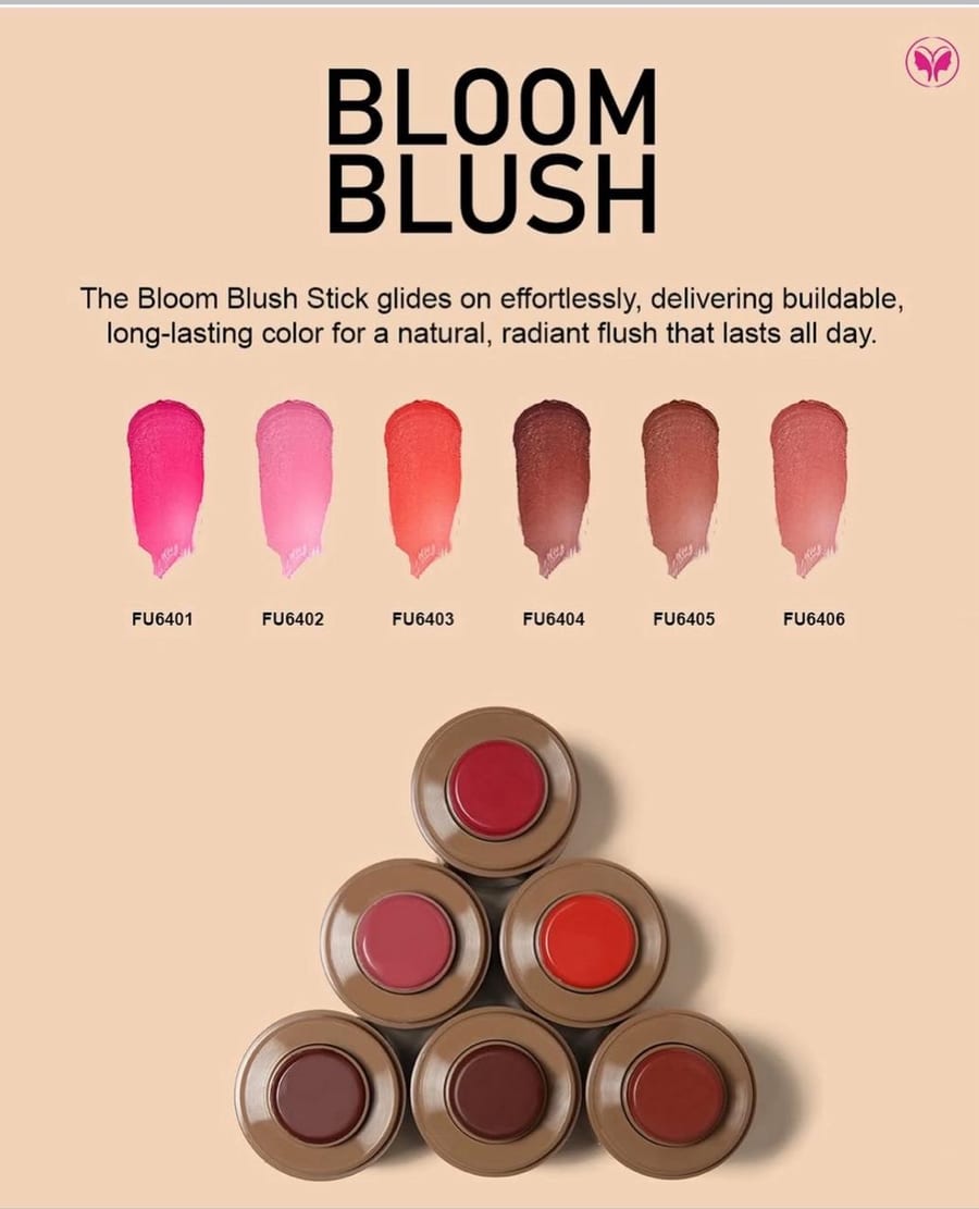 فيوجر بلوم بلشر خدود كريمي ستك 10غرام future makeup bloom blush