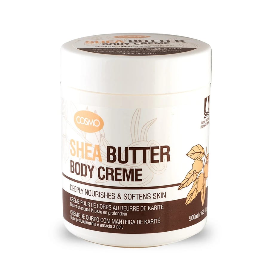 COSMO Shea Butter Body Cream 500ml كوزمو كريم زبدة الشيا المرطب للجسم
