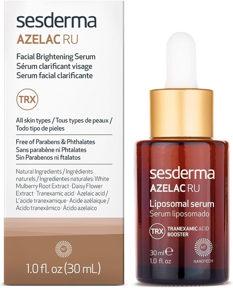 Sesderma AZELAC RU Liposomal Facial Serum سيروم سيسديرما أزيلاك آر يو الليبوزومي للوجه 30 مل لعلاج بقع الشمس وبقع الشيخوخة وفرط التصبغ