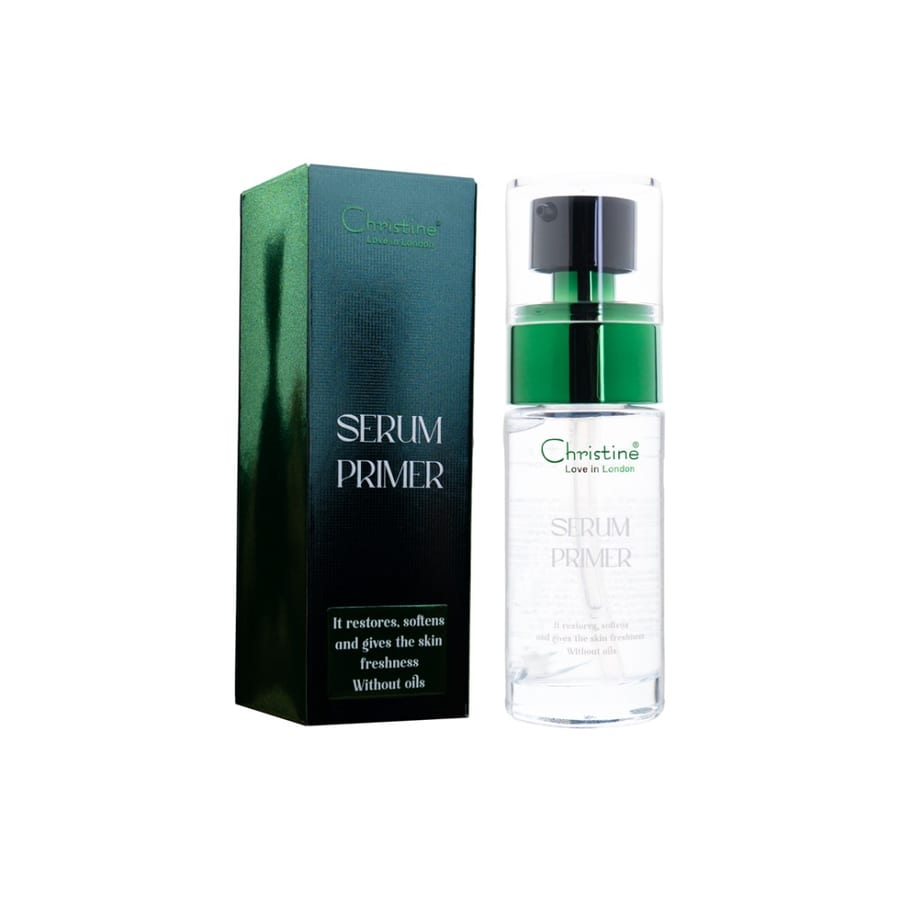 كريستين سيروم برايمر لترطيب وتنعيم البشرة وإشراقة طبيعية – 30 مل Christine Serum Primer for Moisturizing, Softening and Natural Glow - 30 ml