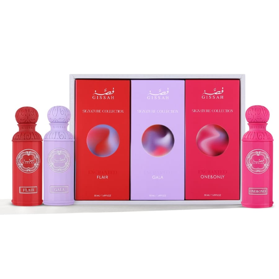 Gissah Enchanted Eau de Parfum 3*50Ml Set – Al Hajis Perfumes قصه مجموعة عطور انشانتد - 3 قطع