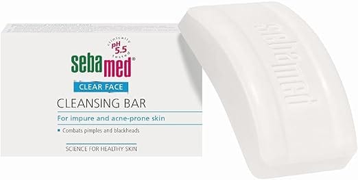 Sebamed Clear Face Cleansing Bar - 100g | سيباميد صابونة لتنقية الوجه - 100 غرام
