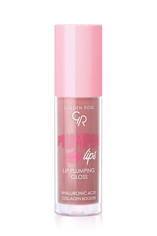 Plumped Lips Lip Plumping Gloss كولدن روز كلوس ملمع للشفة ومنفخ