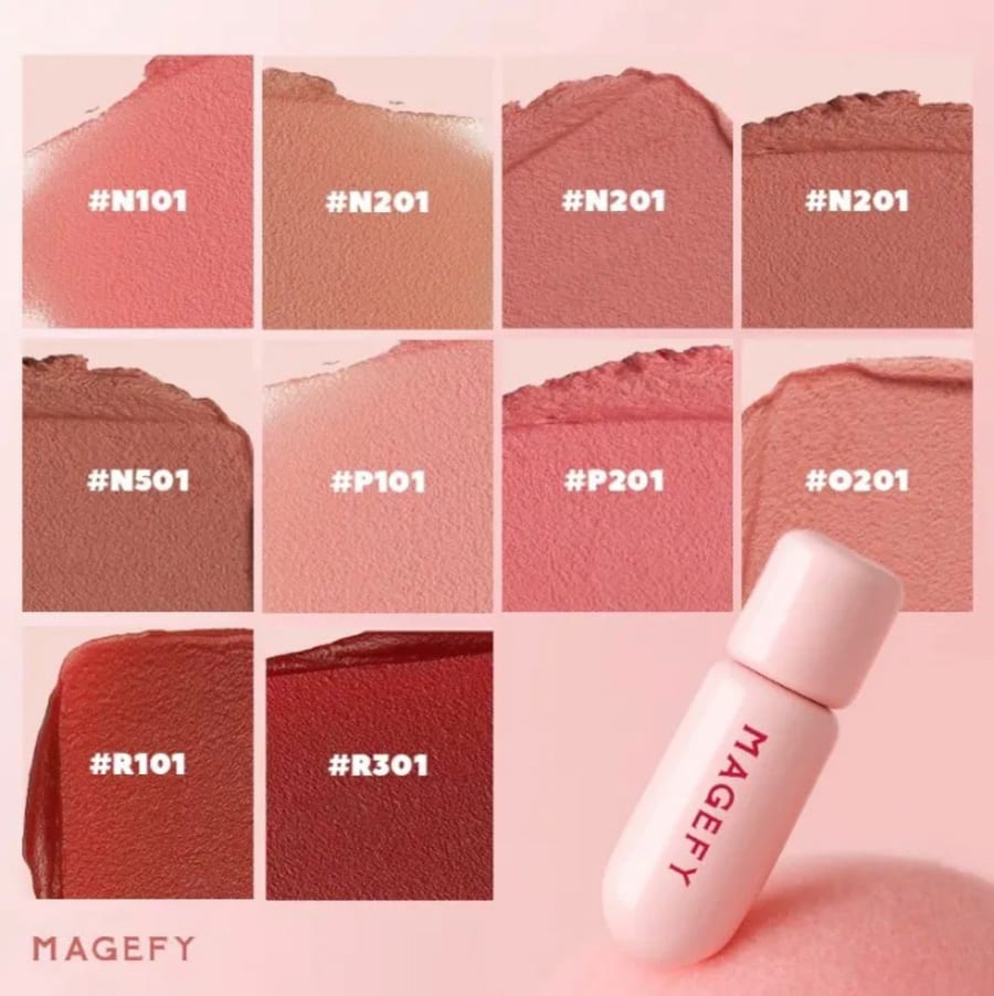 ماجيفي فيلفيت ليب كريم، موس شفاه مقاوم Magefy Velvet Lipcream Transferproof Lip Mousse