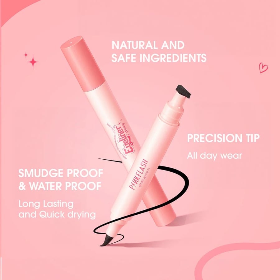 Pinkflash Long-Wear Liquid Eyeliner بنك فلاش لاينر عيون سائل جهتين