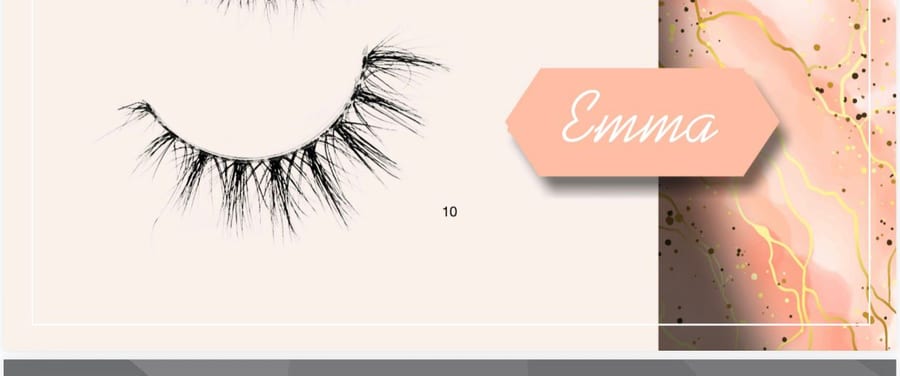 رموش لاصقة برتي لاشز pretty lashes Emma