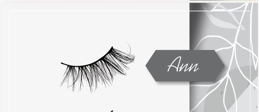 رموش لاصقة تيد ted lashes Ann