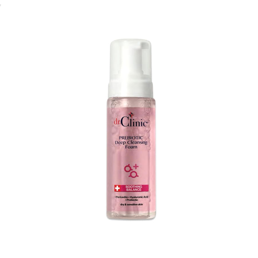 Dr.Clinic Deep Cleansing 160ml غسول رغوي من دكتور كلينك للبشرة الجافة والحساسة