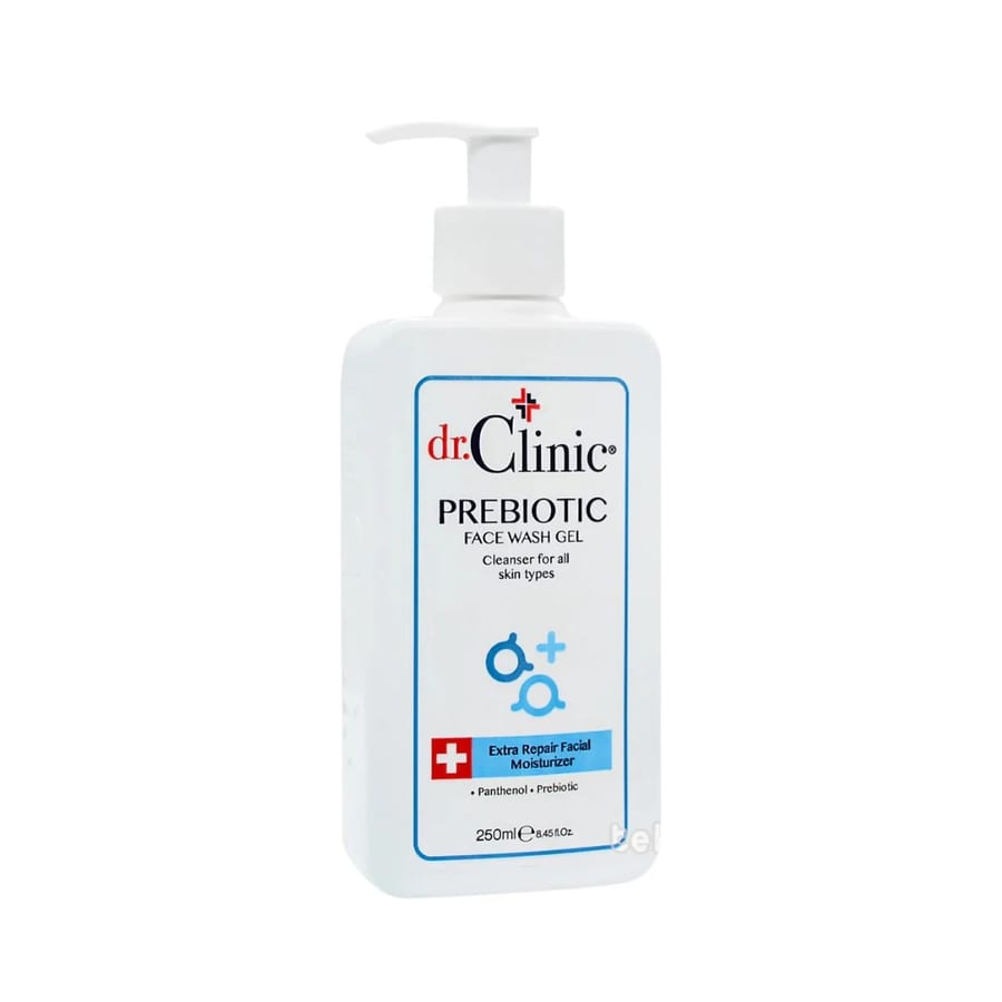 Dr.clinic prebiotic face wash gel 250ml دكتور كلينيك غسول جل لجميع انواع البشرة