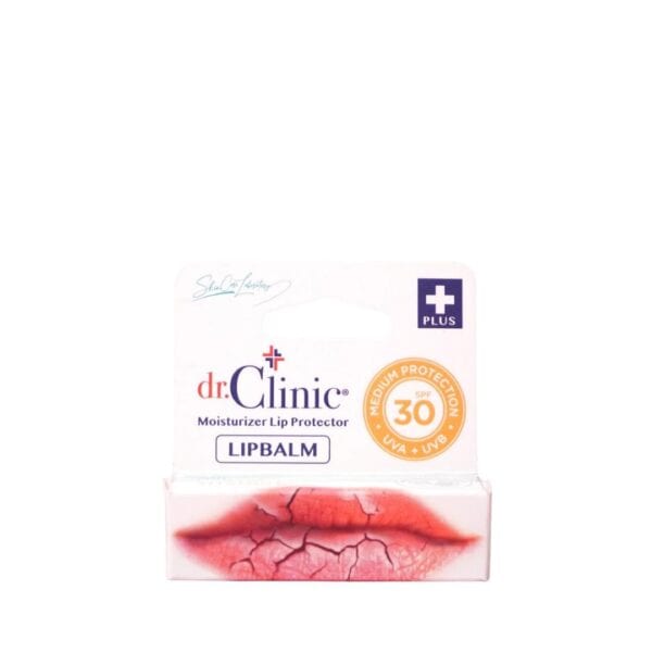 DR.CLINIC LIP BALM MOISTURIZER 4g دكتور كلينك بالم مرطب للشفاه فيتامين e