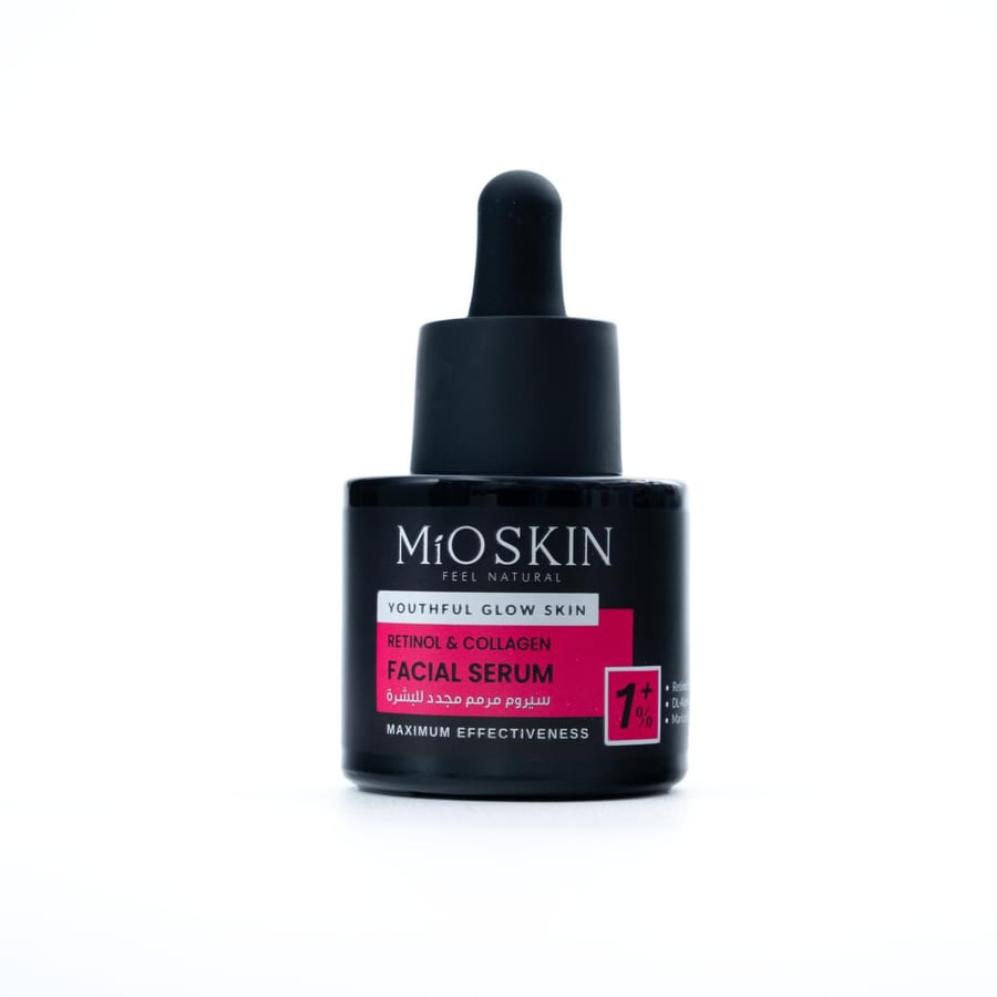 MIO SKIN YOUTHFUL GLOW SKIN RETINOL & COLLAGEN FACIAL SERUM مايو سكن سيروم مرمم ومجدد للبشرة