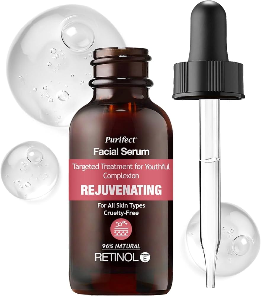 Purifect Powerful Skin Rejuvenating Retinol Facial Serum سيروم الوجه بالريتينول من بيوريفكت، فعال لتجديد البشرة، يقلل من علامات الشيخوخة، 30 مل