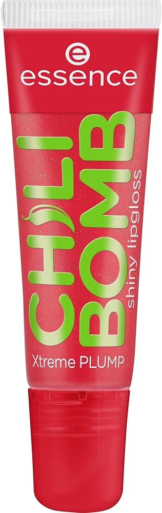Essence Chili Bomb Shiny Lip Gloss | No. 01 Strawberry Salsa اسنس ملمع شفاه لامع تشيلي بومب