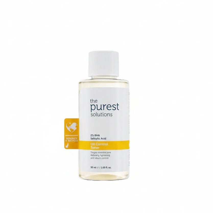 ذا بيورست تونر حمض السالساليك اسد حجم السفر 50 مل The purest solution Salicylic Acid Oil Control Toner 50 ML