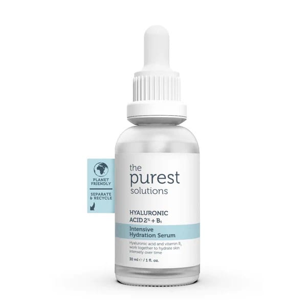 مصل الترطيب المكثف حمض الهيالورونيك 2% + ب5 من بيورست - 30 مل | The Purest Solutions Intensive Hydrating Serum: Hyaluronic Acid 2% + Vitamin B5 - 30ml