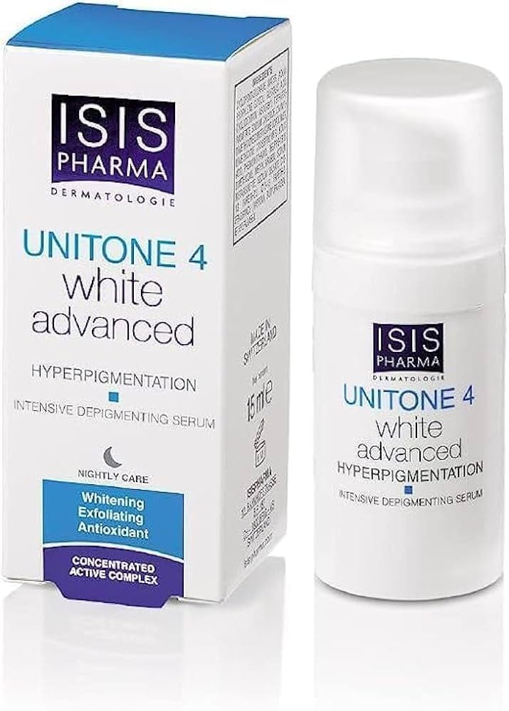 سيروم وايت ادفانس للتقشير القوي وازالة تصبغات - Unitone 4 White Advanced 15ml ISISPHARMA