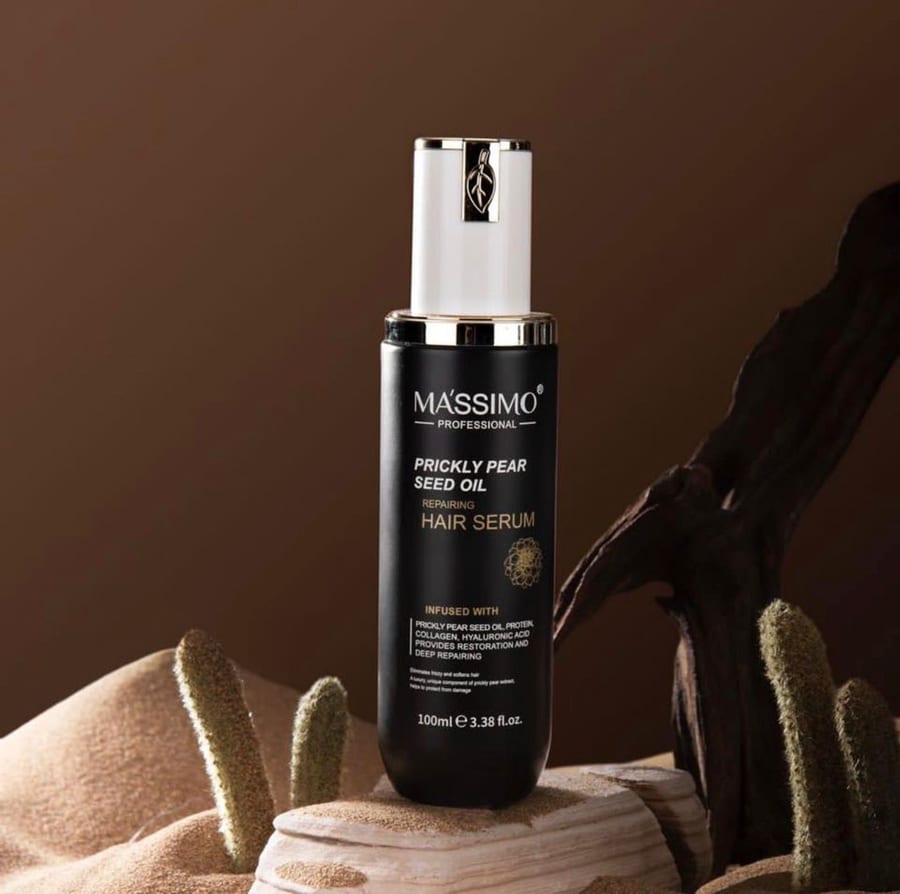massimo professional prickly seed oil hair serum ماسيمو بروفيشنال سيروم شعر بزيت بذور التين الشوكي 100 مل