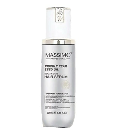 massimo professional prickly seed oil keratin care hair serum m ماسيمو بروفيشنال سيروم شعر بزيت بذور التين الشوكي والكرياتين 100 مل