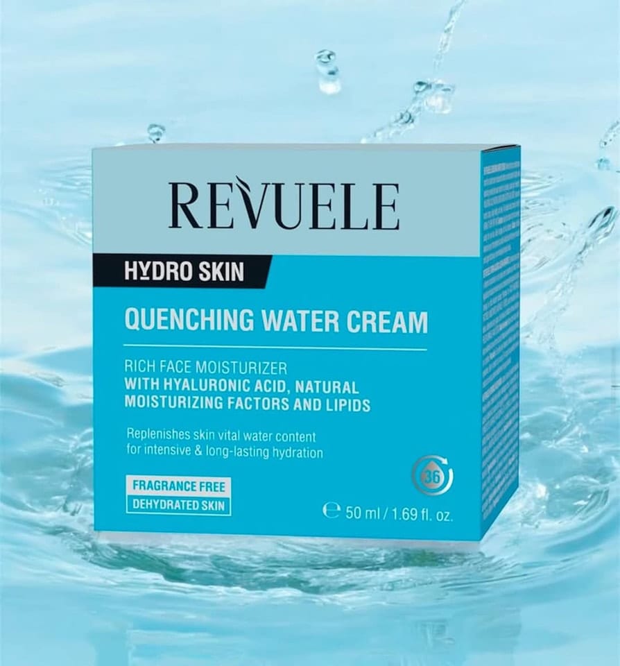 Revuele Quenching Water Cream - 50ml | ريفويل كريم مرطب للوجه رج - 50 مل