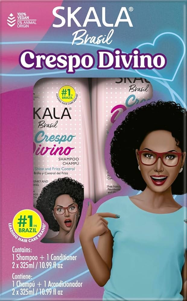 SKALA Brasil - Set Divine Curls Shampoo and Conditioner سكالا برازيل - شامبو وبلسم سيت ديفاين كيرلز