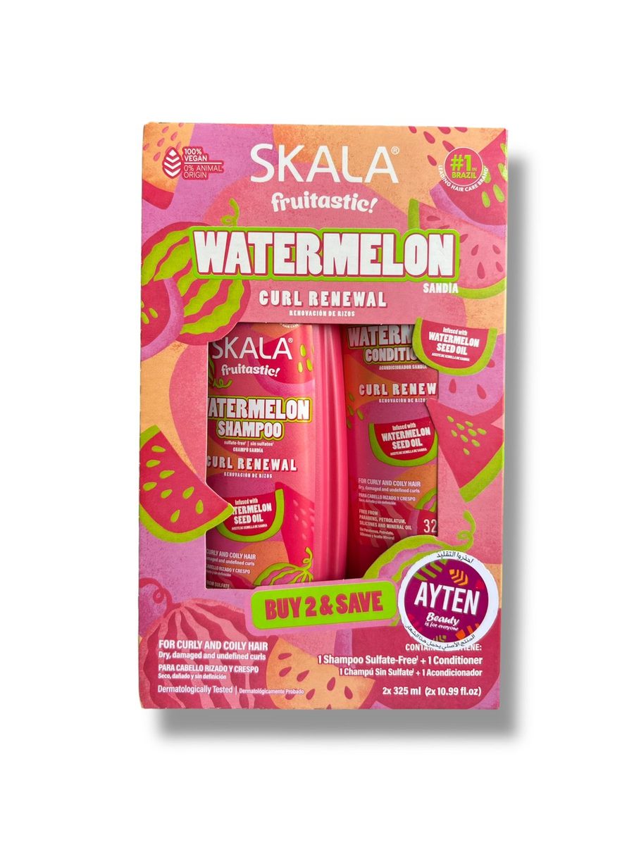 Skala watermelon Kit Shampoo + Conditioner - 325x325ml | سكالا شامبو + بلسم بالبطيخ