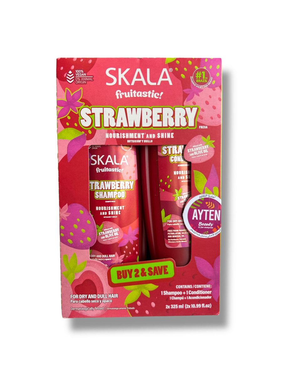 SKALA Skala Strawberry Kit Shampoo + Conditioner - 325x325ml | سكالا شامبو + بلسم بالفراولة