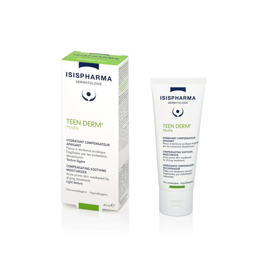 Isispharma Teen Derm Hydra Facial Moisturizer 40 ml ايزيس فارما مرطب تين ديرم هيدرا - 40 مل