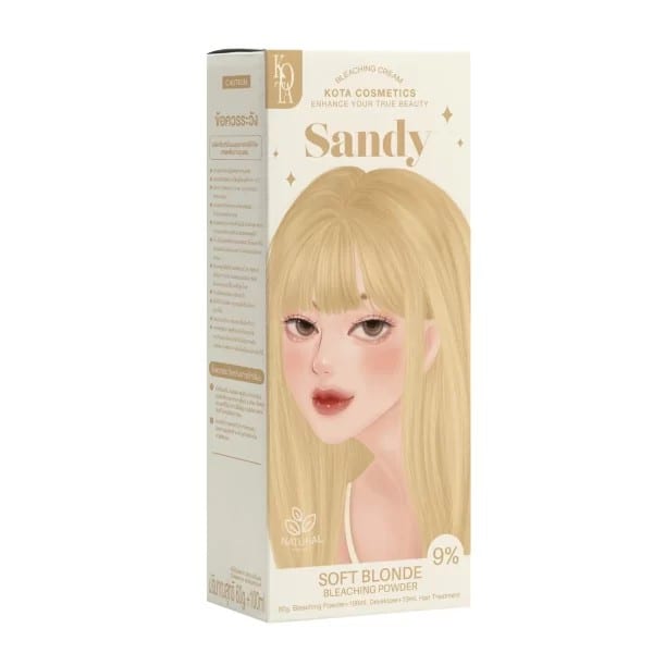 كريم تشقير الشعر كوتا ساندي سوفت بلوند (Kota Cosmetics Sandy Soft Blonde) – برائحة الورد