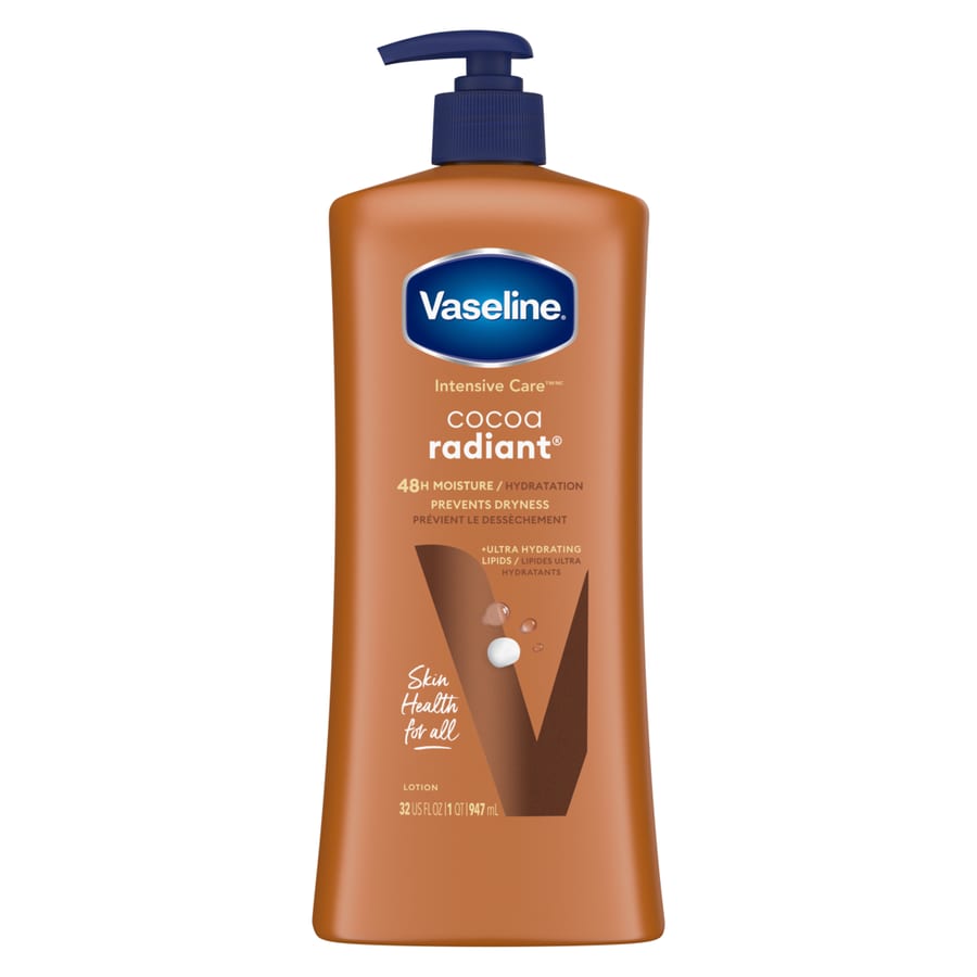 Vaseline, Intensive Care, Cocoa Radiant, With Pure Cocoa Butter, Non-Greasy Lotion 947 ml فازلين لوشن الجسم بزبدة الكاكاو