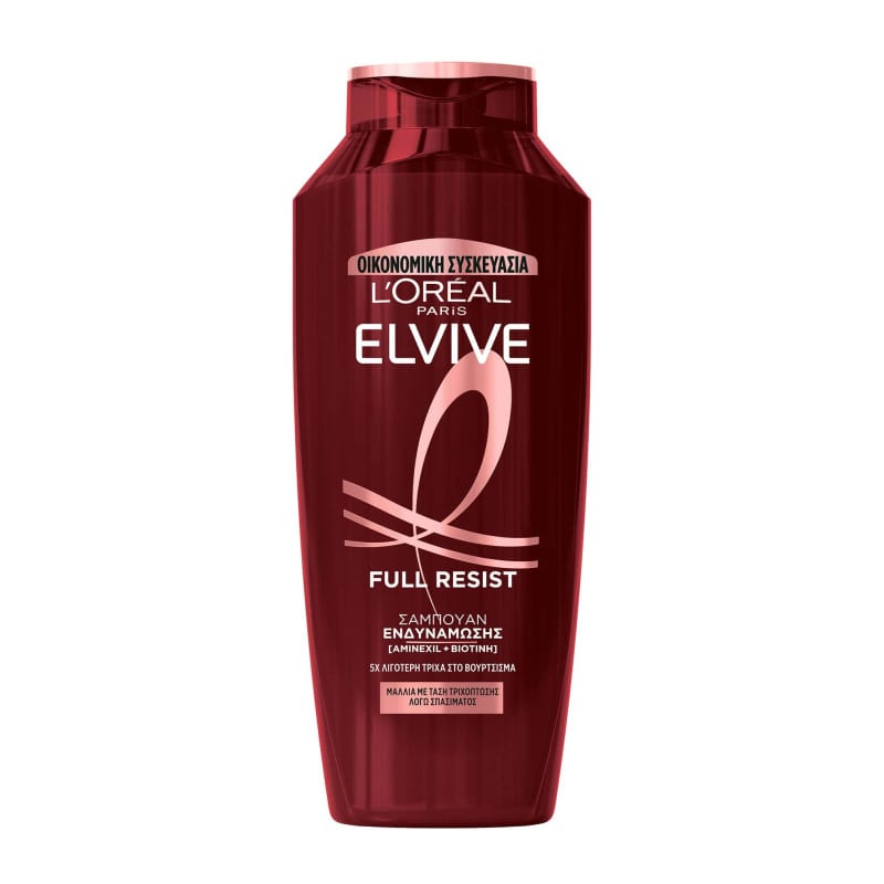 شامبو مقوي، مقاوم للماء بالكامل، إلفيف لوريال (700 مل) Shampoo, Reinforcing, Full Resist, Elvive L'Oreal (700ml)