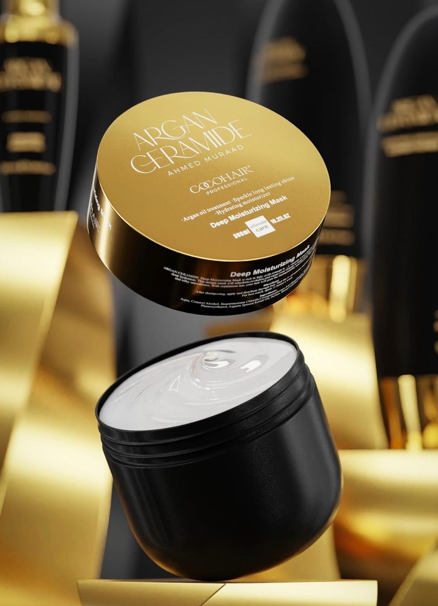 argan ceramide deep moisturizing mask ahmed muraad اركان سيراميد ماسك الشعر بزيت الاركان
