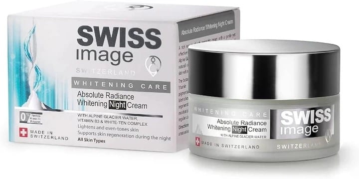 Swiss Image Absolute Radiance Whitening 50ml كريم سويس إيميج أبسولوت راديانس الليلي لتفتيح البشرة 50 مل