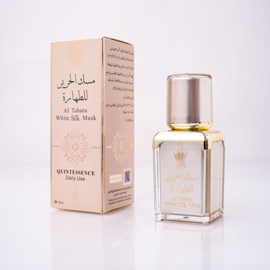 AL-DANAH Al-Tahara White Silk Musk Quintessence 15ml مسك الحرير للطهارة المعطر للجسم