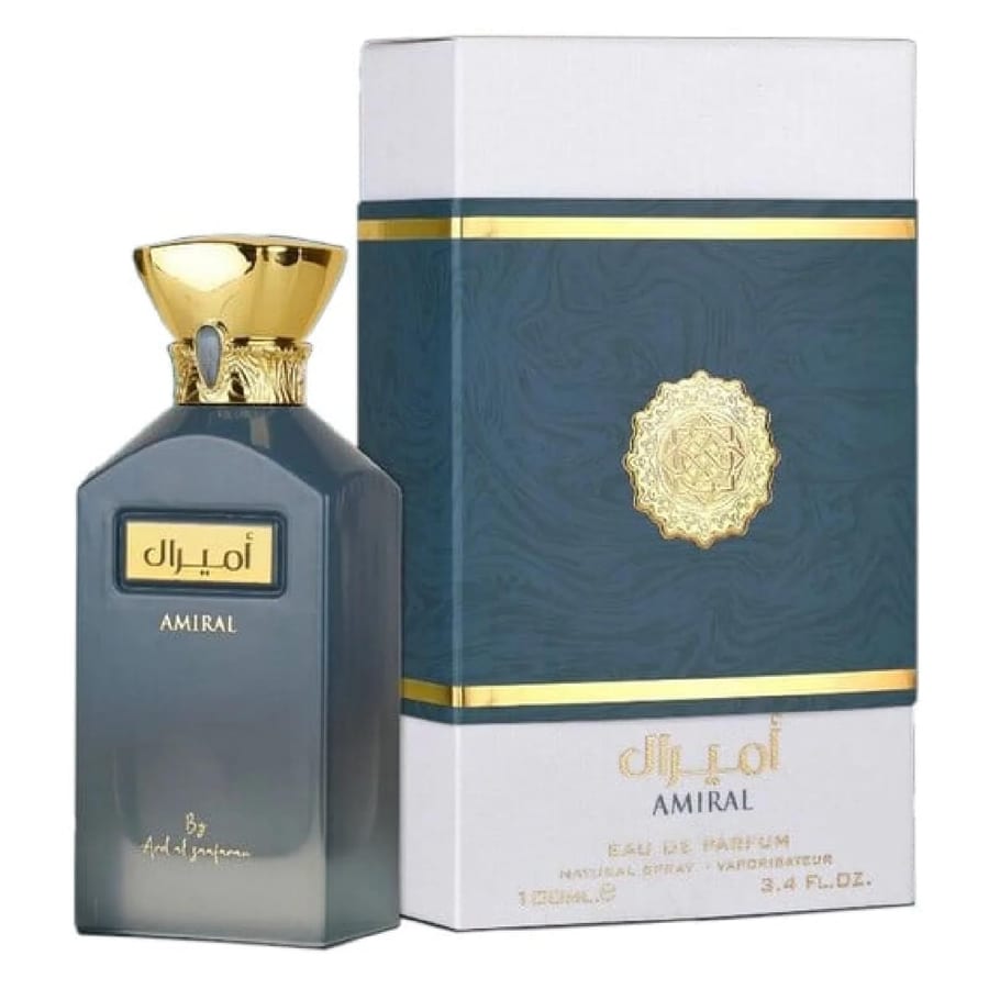 Ard Al Zaafaran Amiral Eau De Parfum Spray, 3.4 Ounce (Unisex) أرض الزعفران عطر أميرال أو دي بارفان سبراي، 3.4 أونصة (للجنسين)