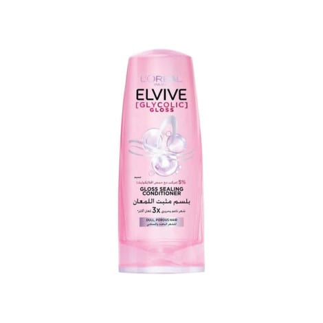 Loreal Paris Elvive Glycolic Gloss Sealing Conditioner 360ml بلسم لوريال باريس إلفيف جليكوليك جلوس سيلينج 360 مل اصدار عربي