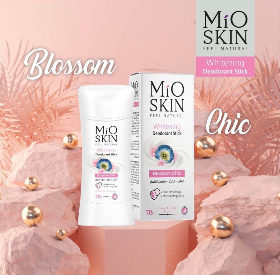 MIO SKIN WHITENING DEODORANT STICK Blossom Chic 70g ستك ديودرنت مايو سكن وردي
