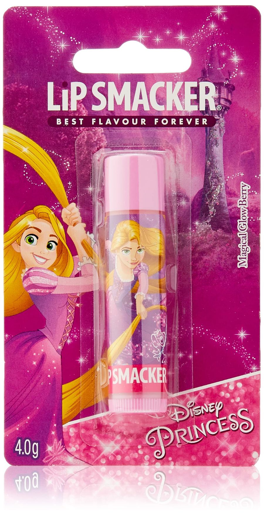 Lip Smacker Disney Princess Rapunzel Magical Glow Lip Balm, Berry مرطب شفاه ليب سماكر ديزني برينسيس رابونزيل ماجيكال جلو، بنكهة التوت