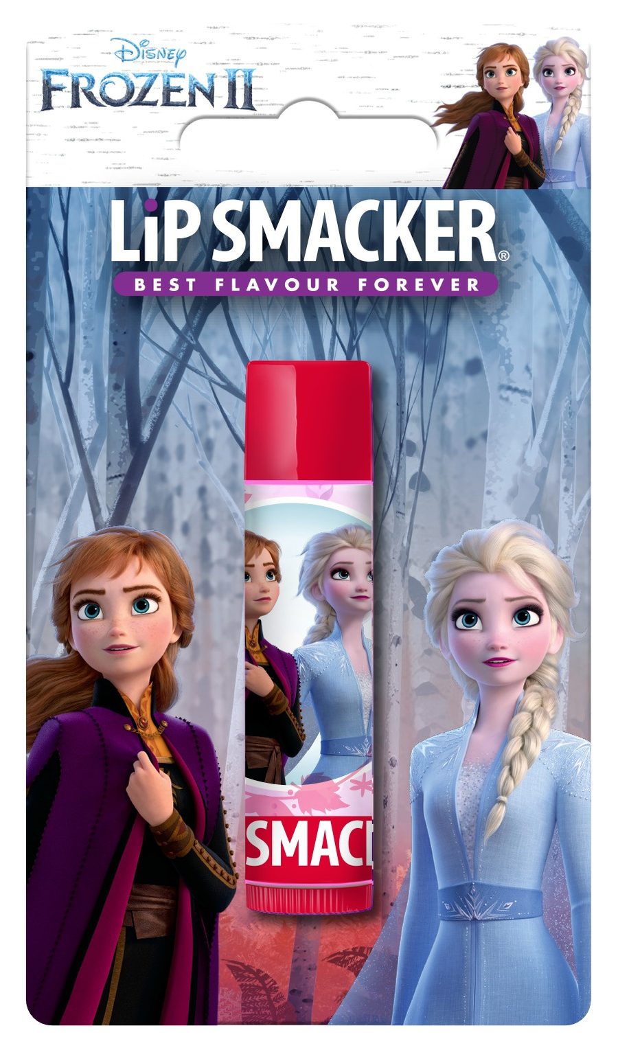 FROZEN II LIPSMACKER ELSA & ANNA - STRONGER STRAWBERRY أحمر شفاه ليبسماكر إلسا وآنا من فيلم فروزن 2 - بنكهة الفراولة الأقوى