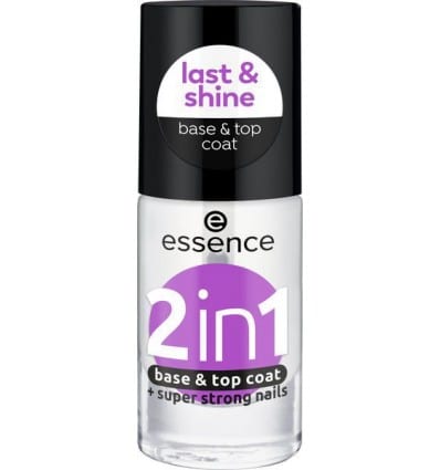Essence 2 in 1 base & top coat إيسنس 2 في 1 طبقة أساسية وطبقة علوية
