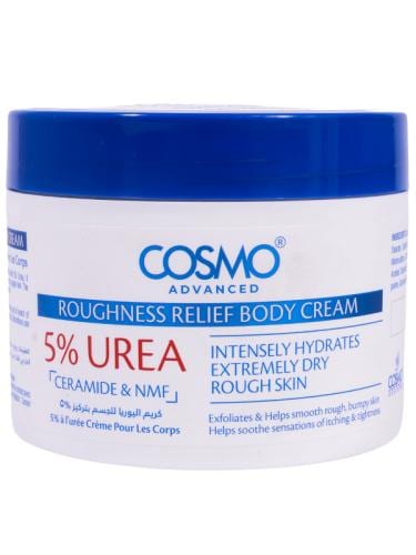 COSMO Roughness Relief Body Cream 5% Urea 400ml كوزمو كريم جسم يرطب بعمق مخصص للبشرة الجافة