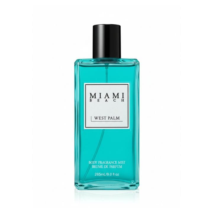 ميامي بيتش سبلاش معطر للجسم ويست بالم 265 مل MIAMI BEACH WEST PALM Body Fragrance Mist 265 ml