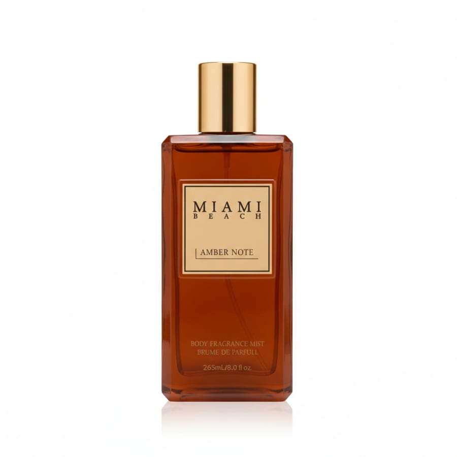 ميامي بيتش سبلاش معطر للجسم نفخة العنبر 265 مل MIAMI BEACH AMBER NOTE Body Fragrance Mist 265ml