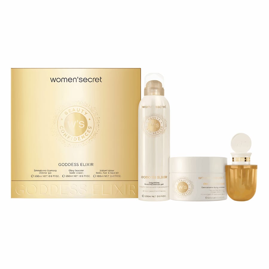 WOMEN SECRET goddess elixir set 3pcs مجموعه العناية بالجسم من ومن سيكرت
