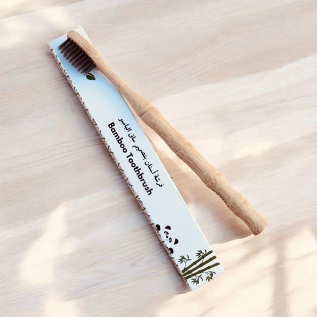 فرشة اسنان بتصميم ساق البامبو Mura Bamboo Shank Design Toothbrush