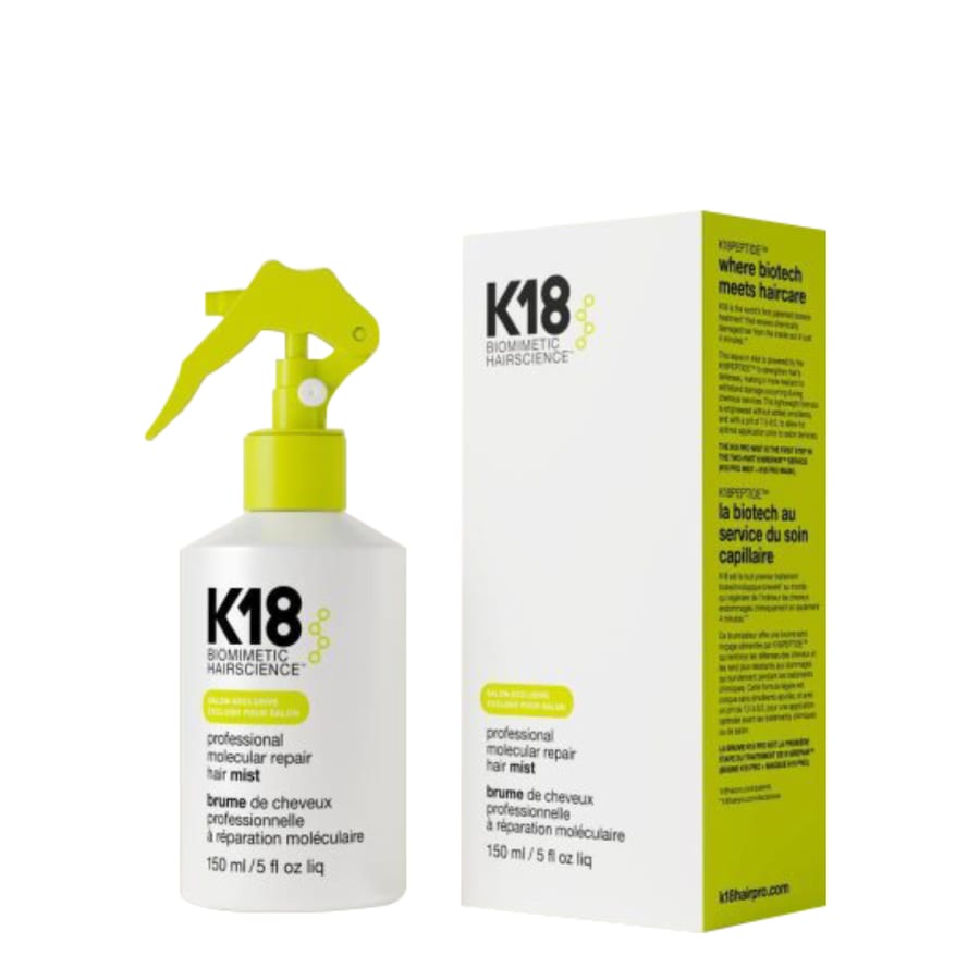 علاج مزيل للمعادن لإصلاح الشعر على المستوى الجزيئي K18 Biomimetic Hairscience Professional Hair Pro Mist 150 مل