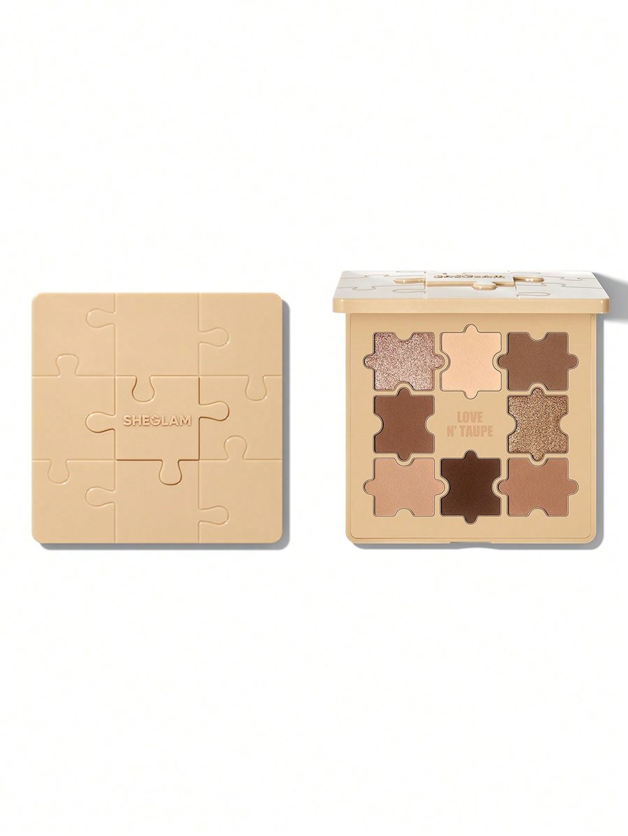 باليت ضلال من شيكلام SHEGLAM Jazy Jigsaw Eyeshadow Palette-Love N’ Taupe